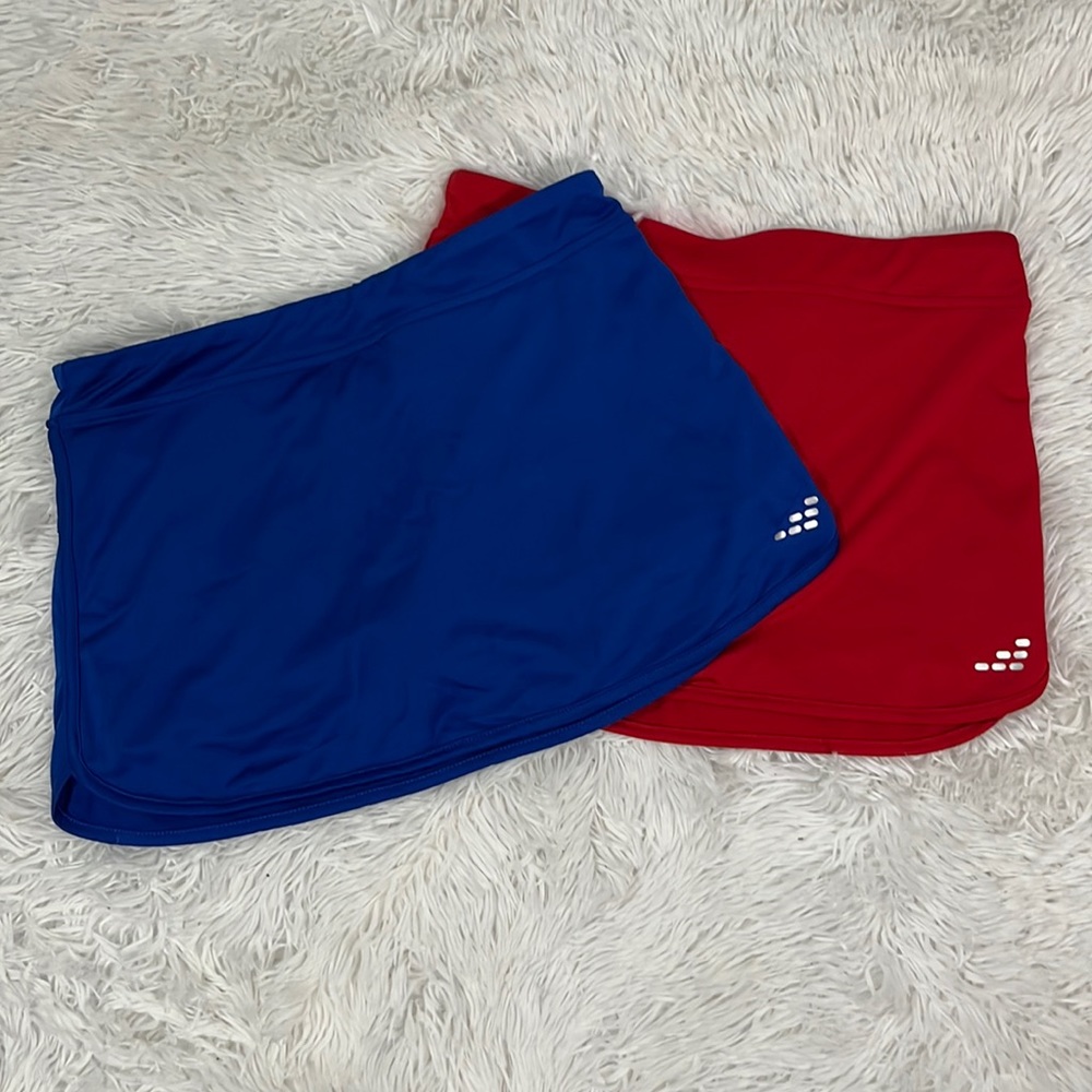Blue and Red Girls Skorts